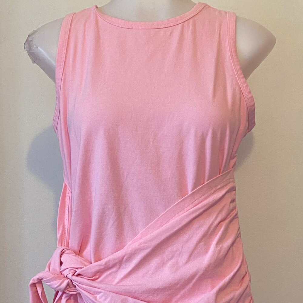 Bubblegum Pink Tie Dress